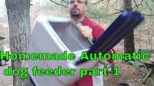 On the wesbite you can see how much your dog has eaten today and the days before or how much you need to make a small plate that fits into the dispenser, like the image above, if you it place in the. Homemade Automatic Dog Feeder Part 1 Youtube