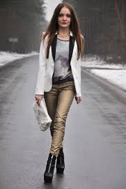 Gold Pants Yes Please Gold Pants Outfit Fashion Pants Gold Pants