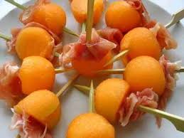 Recette Melon Au Jambon De Bayonne 750g Recette Recette Melon Jambon De Bayonne Melon Au Jambon