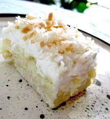 Coconut Cream Pie Baked In A 9x13 Pan Easy Coconut Cream Pie Bars Dessert Recipes Desserts