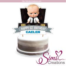Preheat the oven to 350 degrees. Boss Baby Cake Topper Birthday Cake Decoration Shopee Malaysia