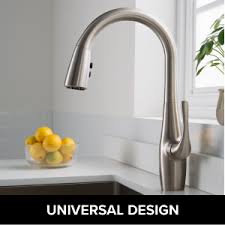 Search for high end kitchen faucets. Kraus Kpf 1670mb Esina Dual Function Pull Faucets For Kitchen Sinks Single Handle Matte Black Touch On Kitchen Sink Faucets Amazon Canada