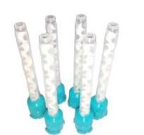 Professional Dental Tips Plastic Static Dispensing Mixing Tube  Two-Component Mixer Nozzle