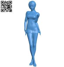 Women Fitting Dress B004179 File Stl Free Download 3d Model For Cnc And 3d Printer Download Free Stl Files In 2020 Dress 3d Model Model Print Models