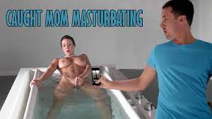 Mom catches son spying on her as she relaxes in the bathroom | AREA51.PORN