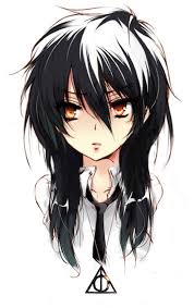 Go on to discover millions of awesome videos and pictures in thousands of other. Black Haired Anime Girl Drawing Materi Pelajaran 3