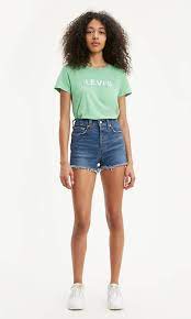 501 Original Women S Shorts Dark Wash Levi S Us