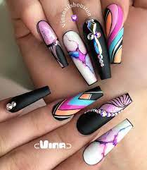 Vina S Nails On Instagram Happy Mother S Day Nailshop Nailstagram Vinanailshouston Nailwow Rhinestone Nails Coffin Nails Designs Coffin Nails Long