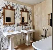 Marble Pedestal Sink Vanity Design Ideas