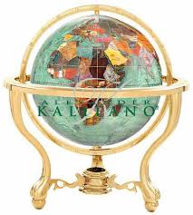 Commander Gemstone World Globe Peridot Green Free Shipping World Globes Kids Globe Globe Decor