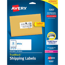 Mark sharps containers to let everyone know where to dispose of biohazard waste, or warn everyone of where sharps and glass are stored. Avery 5263 Avery Easy Peel Address Label Ave5263 Ave 5263 Office Supply Hut
