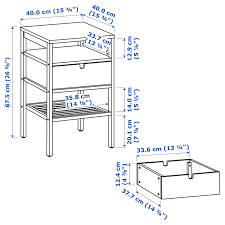 Bedside tables malm bedside table. Nordkisa Nightstand Bamboo Width 15 3 4 Ikea