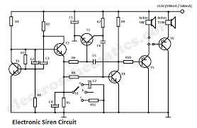 Customize hundreds of electrical symbols and quickly drop them into your wiring diagram. Electronic Siren Circuit Diagram