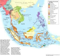 Colonization Of Southeast Asia 1792 1860 Asia Map Historical Maps Map