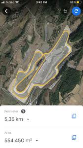 Map of luco mugello (tuscany / italy), satellite view: Mugello 8 Style Racetrackdesigns