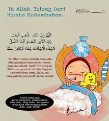 Selalu Bersyukur Dalam Sehat Maupun Sakit Kutipan Agama Doa Kartun