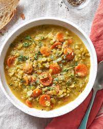 Easy Hearty Split Pea Soup Is Exactly What You Need Tonight Recipe Split Pea Soup Recipe Split Pea Soup Leftover Ham Recipes