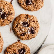 Healthy Oatmeal Chocolate Chip Cookies Vegan Gluten Free Ambitious Kitchen Recipe In 2020 Chocolate Chip Oatmeal Cookies Healthy Chocolate Chip Oatmeal Oatmeal Chocolate Chip Cookies