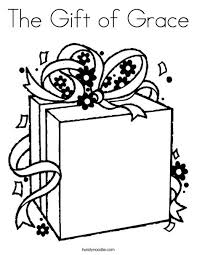 Save the gift coloring page design to your computer by right clicking on the picture of the present boxes below. The Gift Of Grace Coloring Page Twisty Noodle