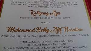 Check spelling or type a new query. Belajar Dari Undangan Nikahan Mbak Kahiyang Dan Mas Bobby Tanpa Penulisan Gelar Akademik Dan Religius Di Dalamnya Ajp Creations