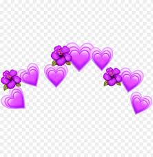Over 182 heart emojis png images are found on vippng. Purple Emoji Purpleemoji Head Crown Headcrown Heart Png Image With Transparent Background Toppng