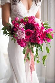 Glam Shades Of Pink Wedding Pink Wedding Flowers Fuchsia Wedding Fuschia Wedding