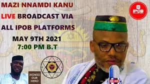 Most of mazi nnamdi kanu's live broadcast you may have missed watching while he was online. Mazi Nnamdi Kanu S Live Inspirational Broadcast Sunday May 9th 2021 Youtube