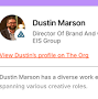 Profile Picture of Dustin Marson - Director Of Brand And Creative at EIS Group | The Org (@theorg.com) on Google