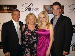 View all amy locicero pictures. Amy Locicero With Her Parents And Husband At The Premiere Of Roundhousen S Roast Strapless Dress Formal Amy Formal Dresses