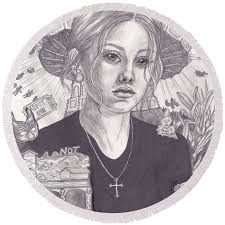 Unamused II Bath Towel by Olivia Chapman