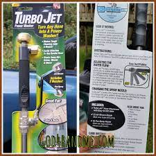 The ez jet power washer can be used on a wide variety of surfaces depending on the water pressure and the spray nozzle setting that is used, the uses include As Seen On Tv Turbo Jet Power Washer God4bandme Where Faith Fashion Food And Fun Meet Or Collide