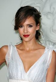 It is an amazing style for teenage guys with wavy hair. Jessica Alba Messy Updo With Side Swept Bangs Hairstyles Weekly