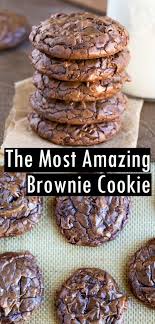 The Most Amazing Brownie Cookie Rezept Kekse Rezepte Einfacher Nachtisch