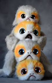 Tiny Porg Etsy In 2021 Star Wars Drawings Cute Fantasy Creatures Cute Animal Drawings