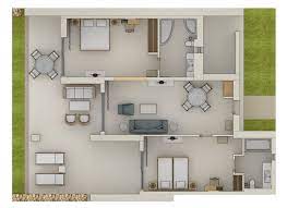 Small 2 bedroom one story house plans, floor plans & bungalows. Deluxe Two Bedroom Bungalow Suite Beachfront Ikos Resorts