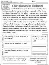 Free Christmas Around The World Reading Comprehension Passage Finland Reading Comprehension Passages Comprehension Passage Halloween Reading Comprehension
