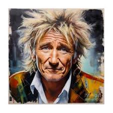 Rod Stewart 2 Art Print by Mark Ashkenazi