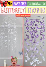 Canvas wall art for bathroom decor just breathe dandelion butterfly wood pictures wall art modern rustic white flower floral canvas giclee print painting wall decor for bedroom living room artwork framed ready to hang 16x24inch. 25 Easy Diys To Make A Butterfly Mobile Guide Patterns