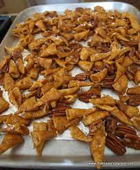 Light brown sugar ¼ t. What S Cookin Joann S Bugle Snack Mix Mama S Empty Nest
