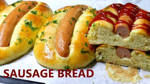 Sausage Bread Baking Sausage Hotdog Garlic Buns Tbeo Recipe Youtube