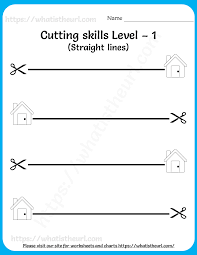 Help children to practice using scissors with these simple cutting skills worksheets. Scissor Cutting Practice Worksheets For Kids Your Home Teacher