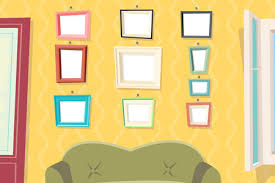 The mirror is from absolute flowers & home. Vintage Cartoon Photo Picture Painting Drawing Frame Template Icon Set Stylish Wall Apartment Living Room Interior House Background Retro Design Vector Illustration Ù…ÙˆÙ‚Ø¹ ØªØµÙ…ÙŠÙ…ÙŠ