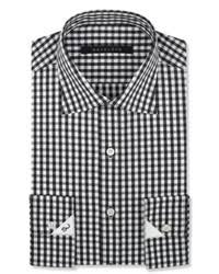 Calvin klein bell sleeve round neck sheath dress. Black And White Dress Shirts For Men Lookastic