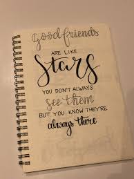 Friendship Quote Handlettering