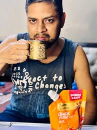 That's a first ... a Kullad decoction Kaapi ...The Real Coffee..come join  me 👌🏻😋😊