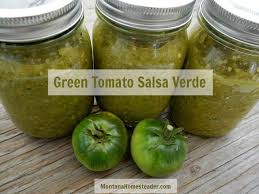 Green Tomato Salsa Verde Recipe Montana Homesteader Recipe Green Tomato Salsa Salsa Verde Recipe Homemade Salsa