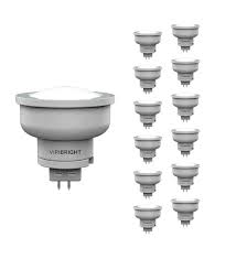 The philips led mr16 is the leading 12v downlight bulb replacement for low voltage gu5.3 halogens. Viribright 4 2 Watt Mr16 Led Light Bulb Gu5 3 Base 318 Lumens 12 Pack