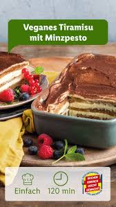 Schnell Einfach Veganes Tiramisu Mit Minzpesto Lidl Kochen Rezept Laktosefreie Rezepte Tiramisu Rezepte