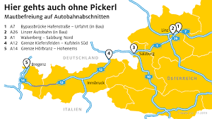 Absolute pflicht zur reiseplanung von wenn du runterscrollst findest du eine karte mit allen grenzübergängen asiens mit internationalem status, d.h. Maut In Osterreich Diese Strecken Sind Mautfrei Adac