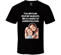 Each shirt is fitted and very soft. This Is A House Of Learned Doctors Step Brothers Movie Poster Quote T Shirt